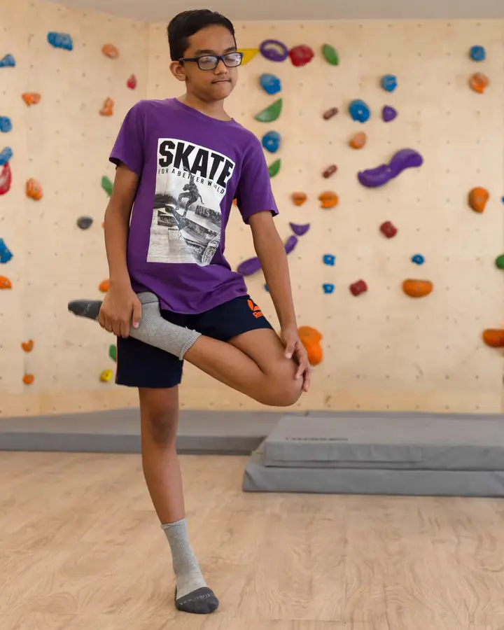 Mobility is a large enabler in climbing and thus a prominent part of the warmup and cool down activities