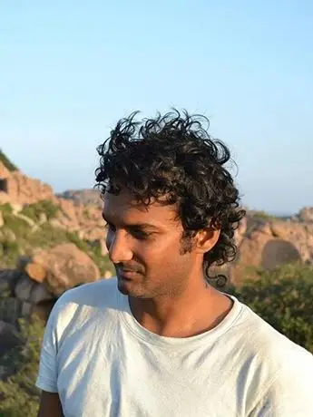 Rahul happy in his natural habitat.
